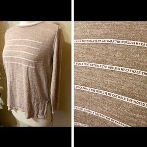 Zara ‘the world is my catwalk’ high low top small